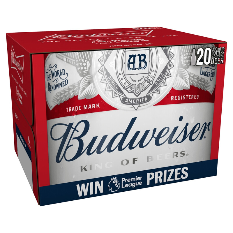 Budweiser Golden 20 Pk - 4.5% 20X300ml