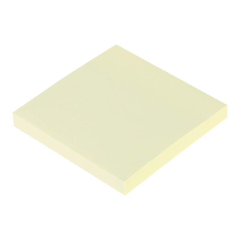 Deli memoblaadjes - 12 blokken van 100 vel - kantoorbenodigdheden, 3 × 3 inch, geel