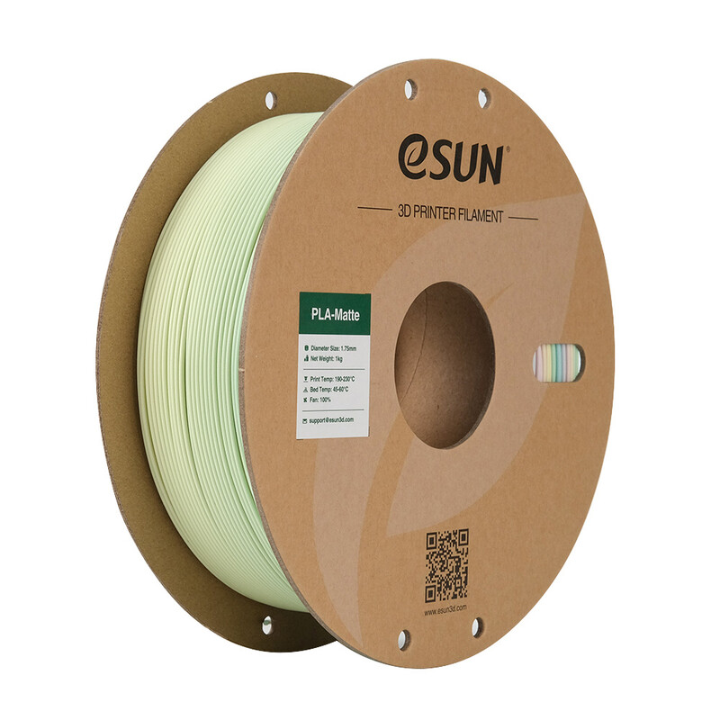 eSUN PLA Mat Regenboog 3D-printing Filament 1,75 mm - Regenboog B 1 kg, Hoge Snelheid Printen, Matte Textuur, Regenboogkleuren 3D-printing Materiaal Voor 3D FDM Printers
