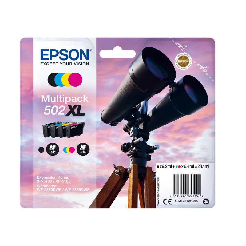 Epson 502XL Cartridges Combo Pack