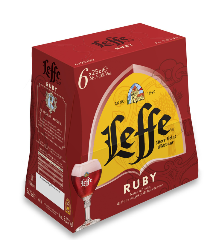 Bière Ruby 5% Leffe Le Pack De Bouteilles - vue 2