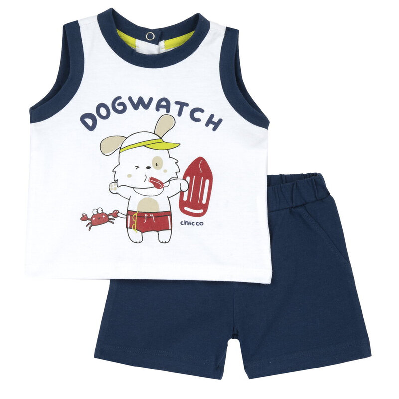 Chicco 09075890000000 JONGENS WIT/BLAUW 068