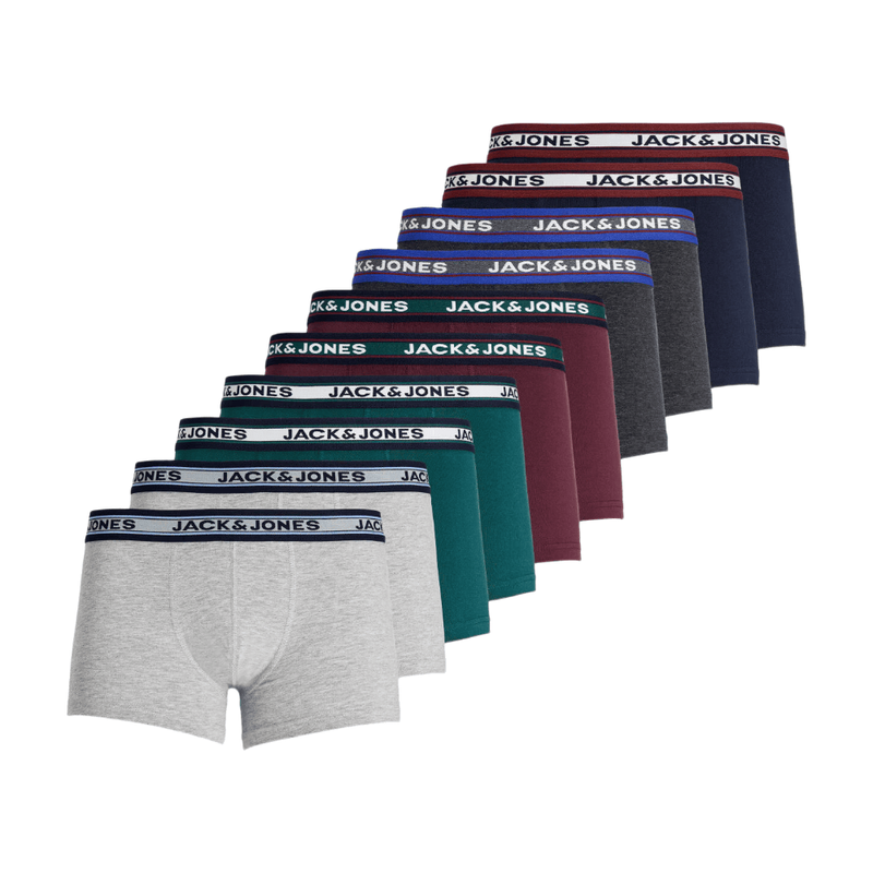 Caleçons Jack & Jones Homme Caleçon Paquet de 10 JACSOLID EU - vue 6