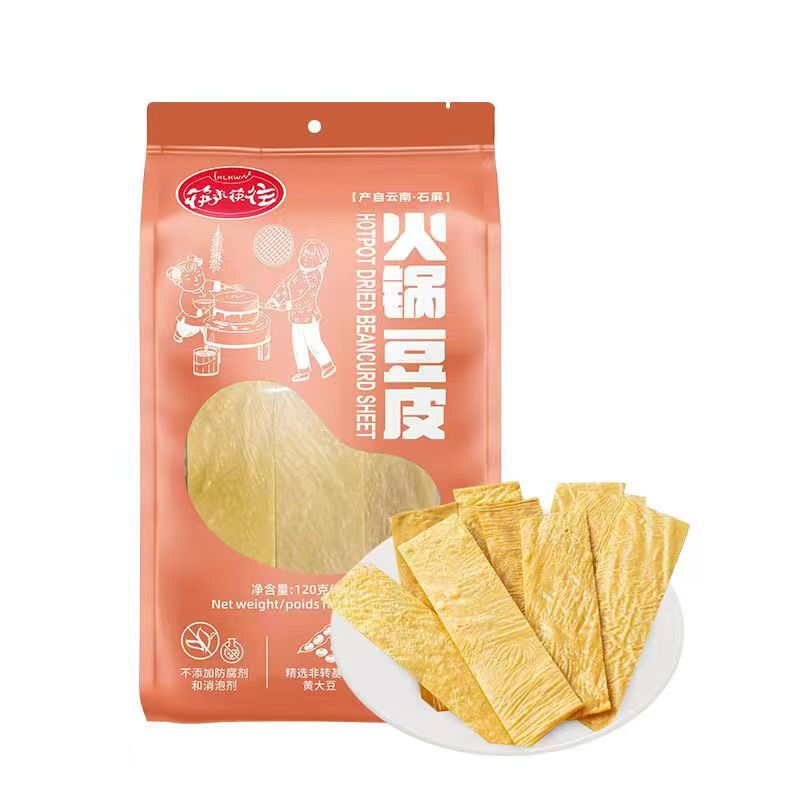 Kuai Lai Kuai Wang Gedroogde tofuvel voor hotpot 120 g
