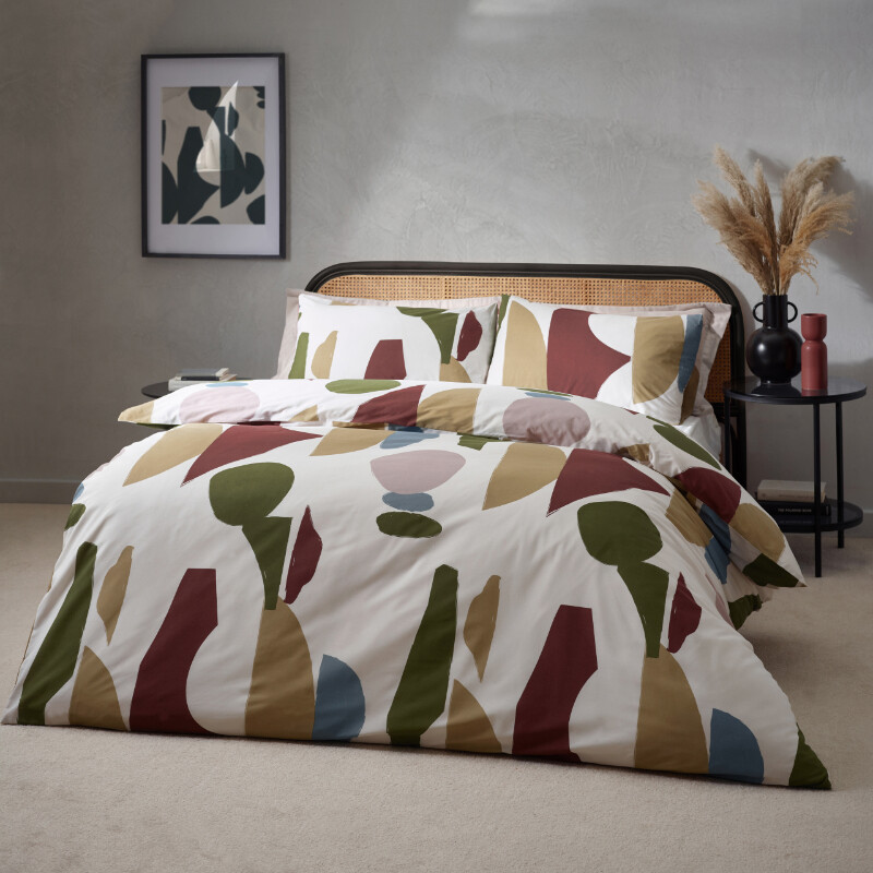 Duvet Cover Set Meta Multicolour King
