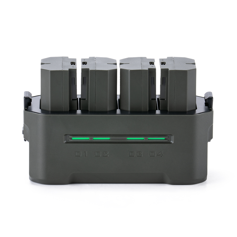 Portable Charging Station for SONY Camera Battery NP-FZ100 (4 Channel) - Green (TBC-F