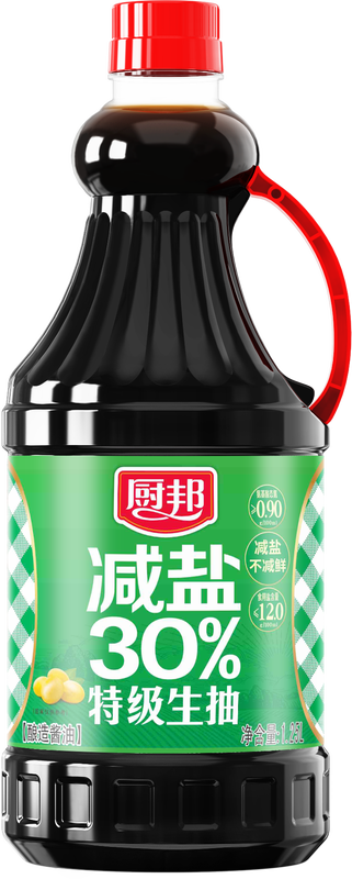Chu Bang Light 厨邦减盐30%特级生抽1.25L