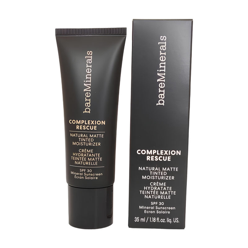 Gesichtsschutz Bare Minerals Natural Matte getönte Feuchtigkeitscreme - 03 Buttercreme 35ml