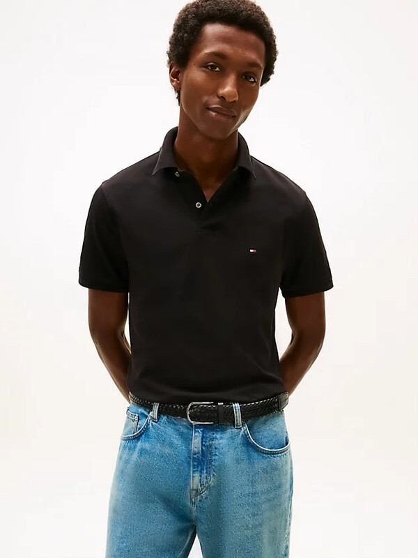 Tommy Hilfiger 1985 Regular polo heren S zwart