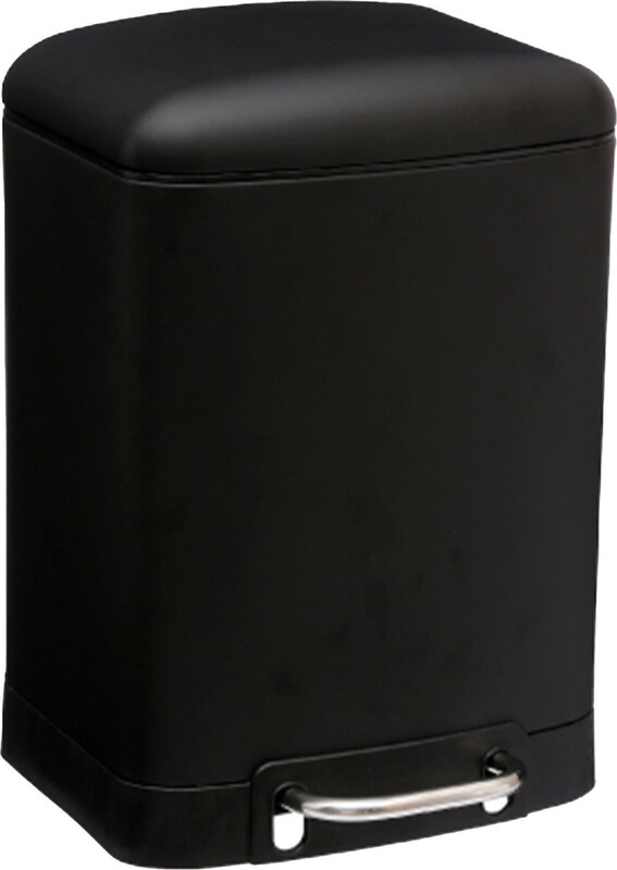 5five Ariane Soft-Close Prullenbak - 6L, zwart