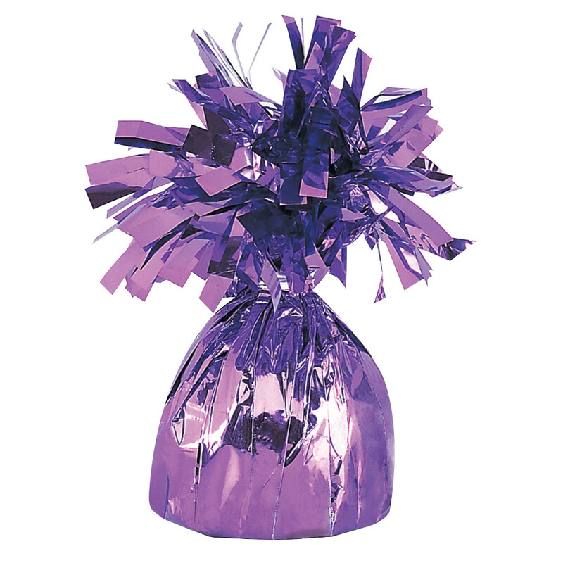 Unique Foil Balloon Weight, Lavender, 1 pack