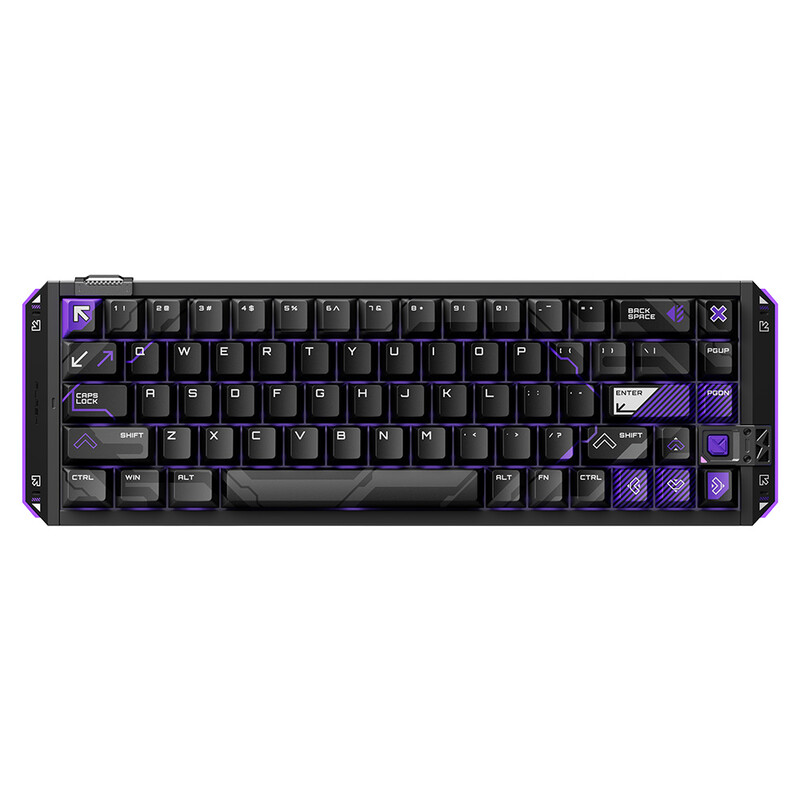 FLASH 68HE Series Magnetic Switch Wired Keyboard (Knight Black, Tianba Switch) - Full