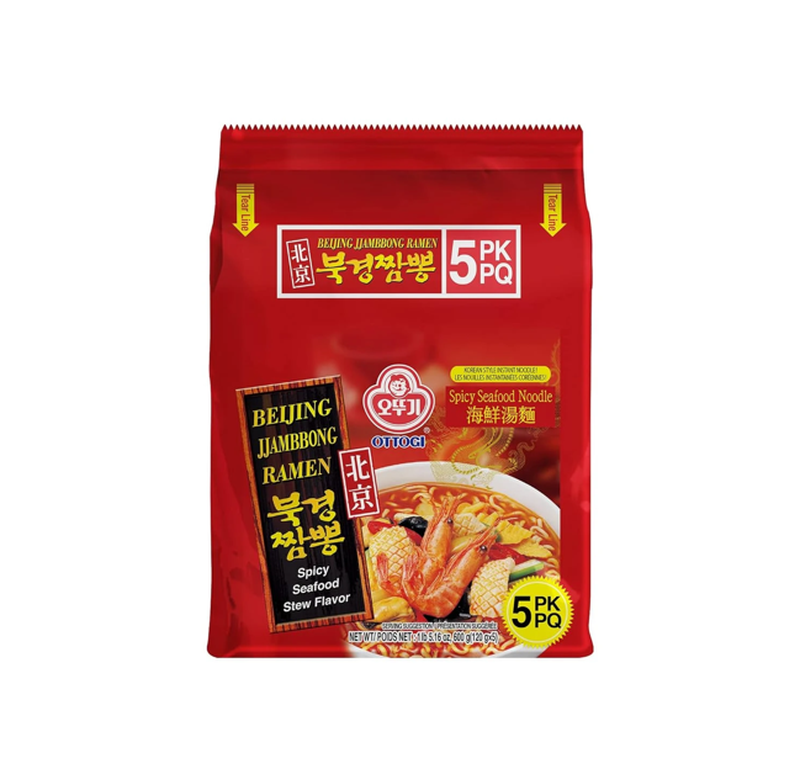 Ottogi Peking Seafood Ramen Multipack 120Gx5