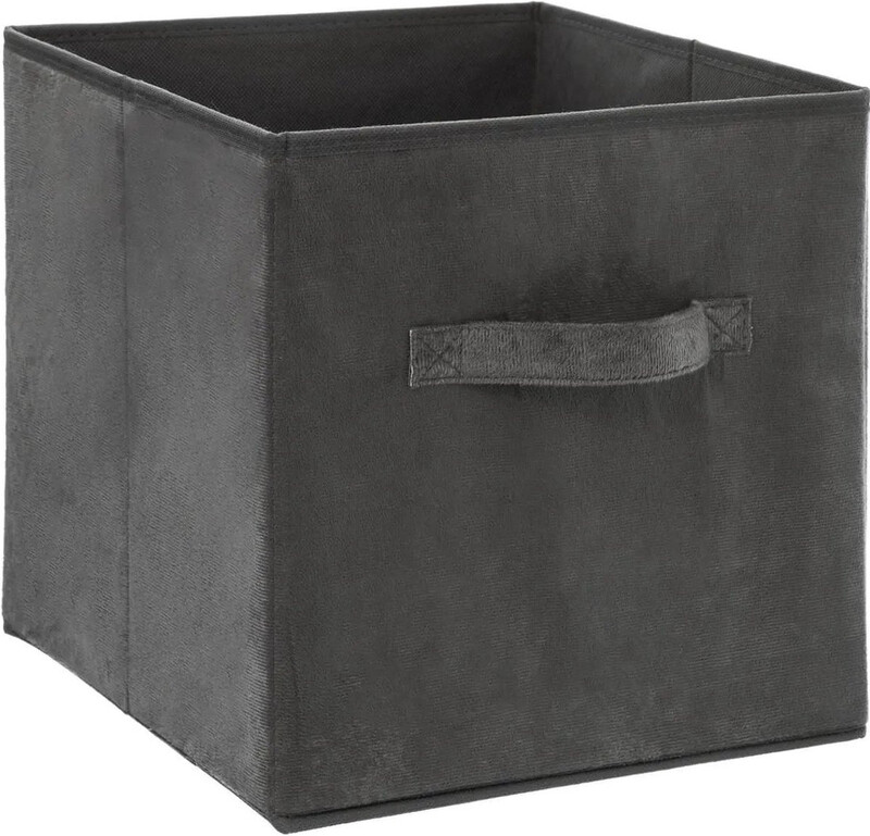 5five Opbergmand - 31 x 31 x 31 cm, grijs