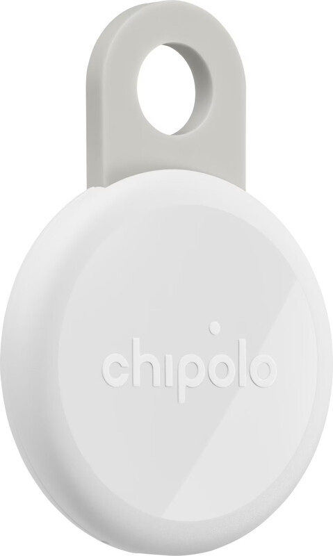 Chipolo LOOP wiederaufladbare Ortungs-Tag, kompatibel mit Apple Find My auf iPhone (Chalk)
