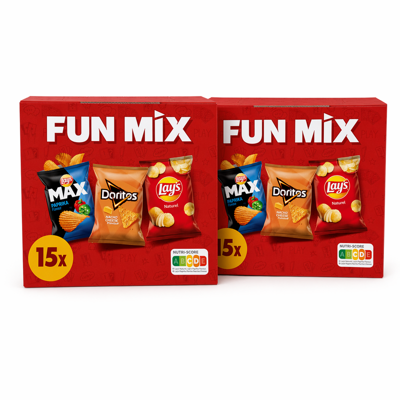 Lay's Fun Mix Box Chips – 2 x 15-Pack