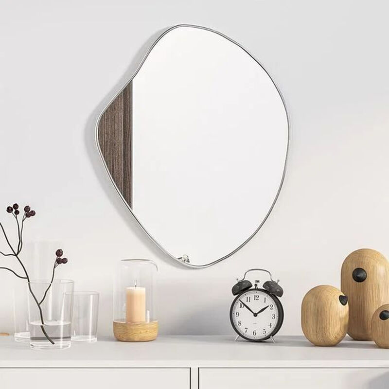 vidaXL Miroir mural argenté 50 x 40 cm