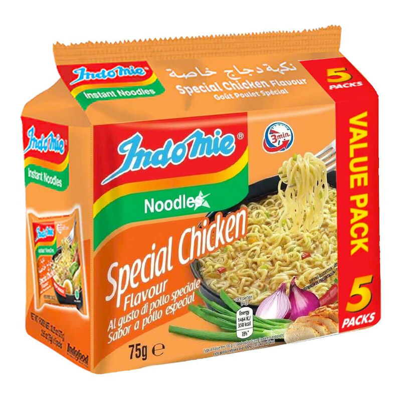 Indomie Instant Noodle Special Chicken Flavor 5X75g (Eu)