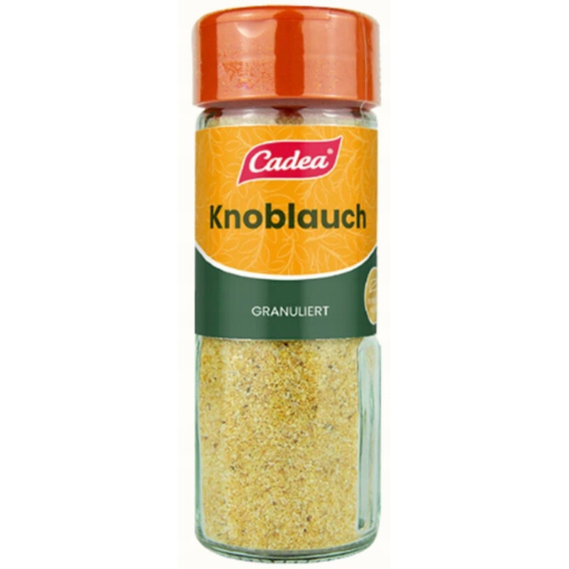 Cadea Granulierter Knoblauch – Hochwertige Knoblauchgewürzmischung im Schüttglas – 70 g