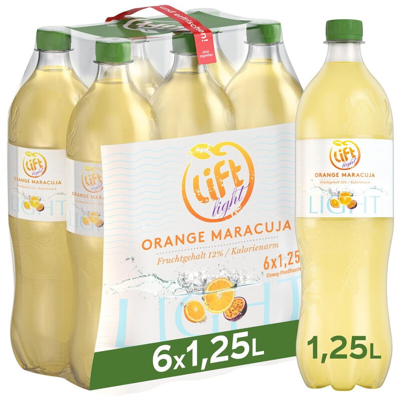 Lift Orange-Passionsfrucht 6 x 1,25 l