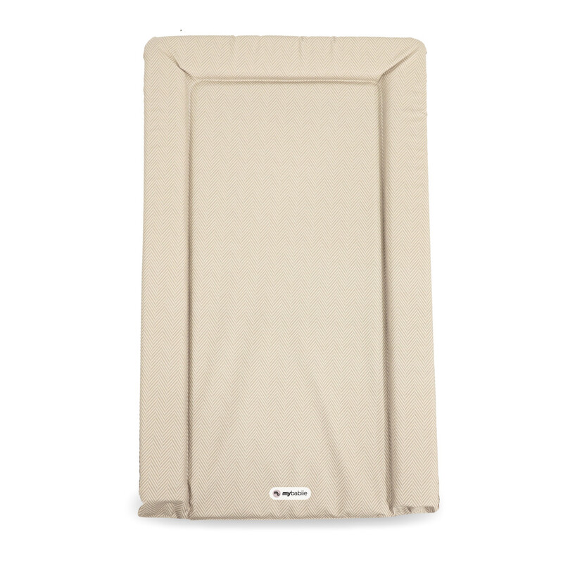Changing Mat - Oatmeal Herringbone