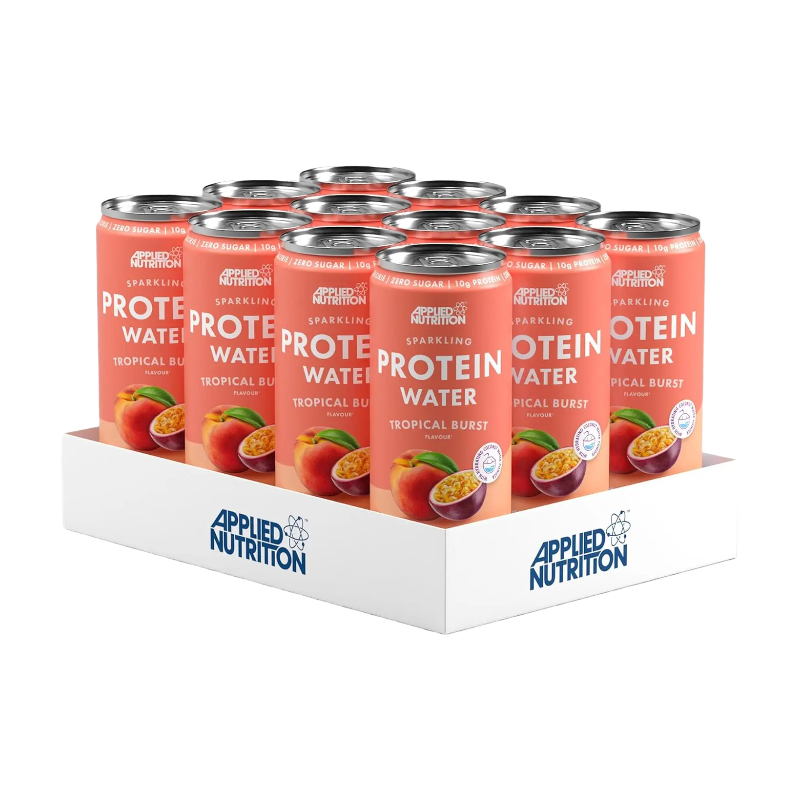Protein Water Sparkling Tropical Burst - 12 x 330 ml