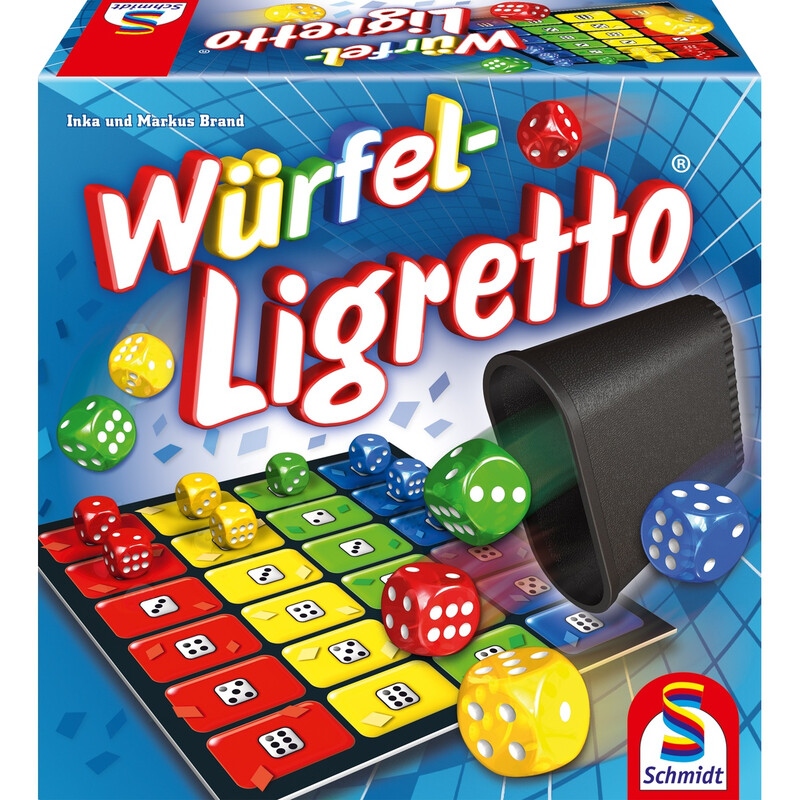 Schmidt® Spiele 49611 Familienspiele Würfel-Ligretto® ab 8 Jahren