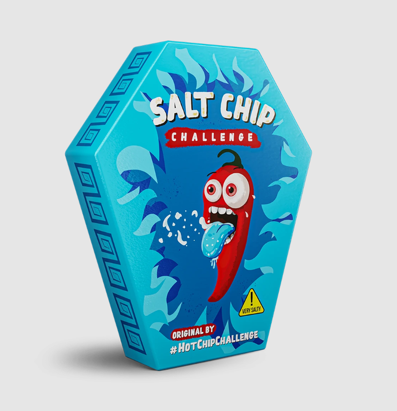 SNACK Hot Chip, Salz, Challenge, 8 g