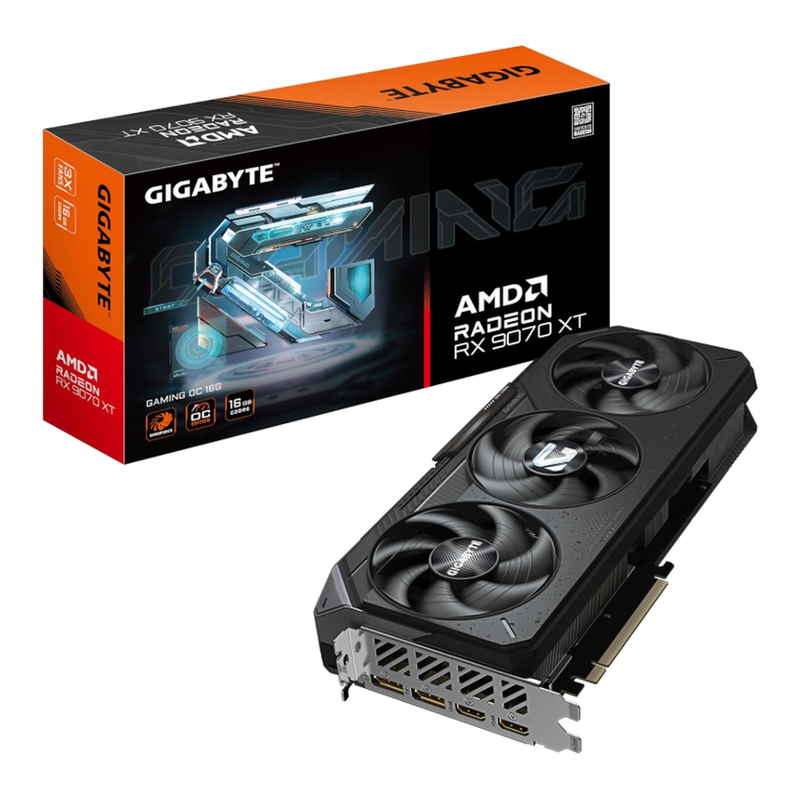 VGA PCIE16 RX9070XT 16GB GDDR6 R9070XTGAMING OC-16GD GIGABYTE