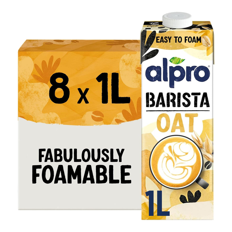 Alpro Barista Oat Long Life Drink 8 x 1L
