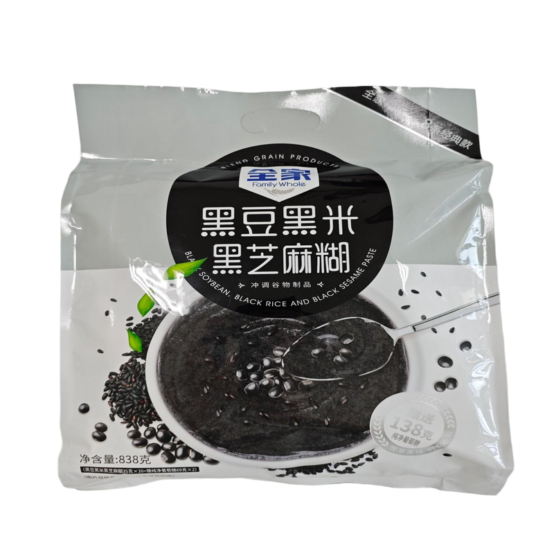 Family Whole Schwarze Bohnen Schwarzer Reis Schwarze Sesampaste (Inklusive Reiner Glukose) 838 g