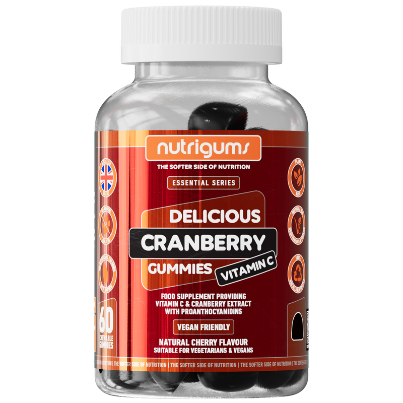 Nutrigums Cranberry & Vitamin C Complex Urinary Tract Support Gummies - 60 Gummies