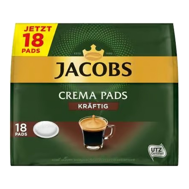 Jacobs Krönung Crema Kaffeepads 18 Stück 118g