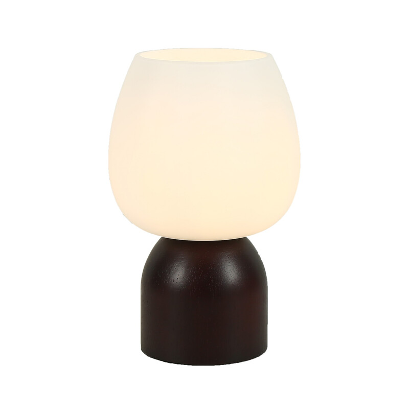 Lameke Tischlampe in Schwarz und Weiß