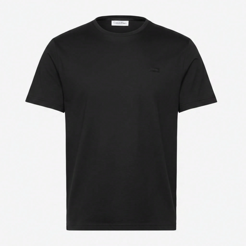 Calvin Klein Glad katoenen t-shirt CK Black, heren, maat L
