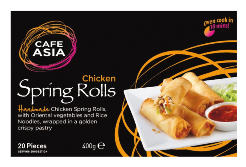 Cafe Asia Chicken Spring Rolls 400g