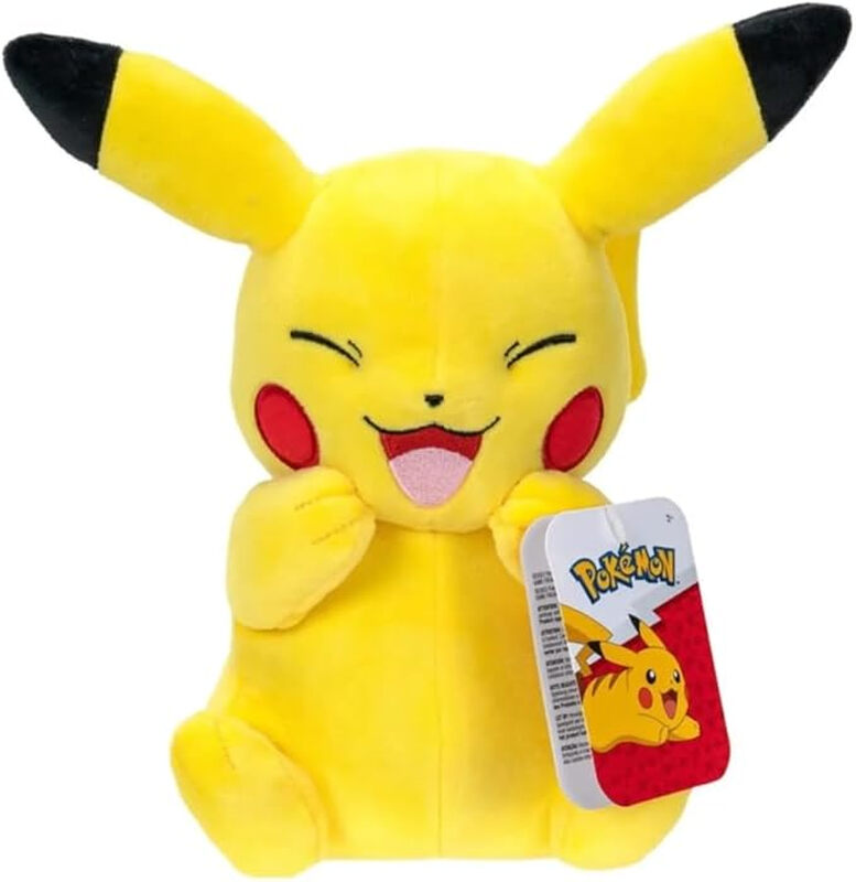 Pokémon PKW3080-20cm Plüsch - Pikachu, offizielles Plüschtier