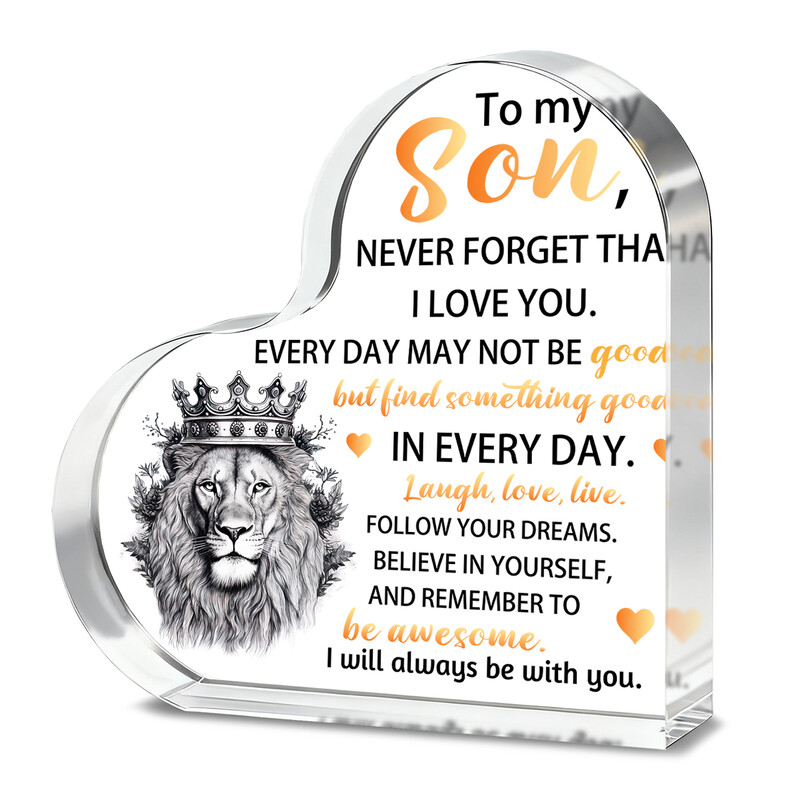 1pc Daily Inspiration Plaque, "FIND SOMETHING GOOD IN EVERY DAY" Acrylic Gift with Cr
