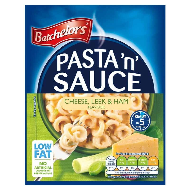 Batchelors Pasta 'N' Sauce Cheese, Leek & Ham Flavour 99G
