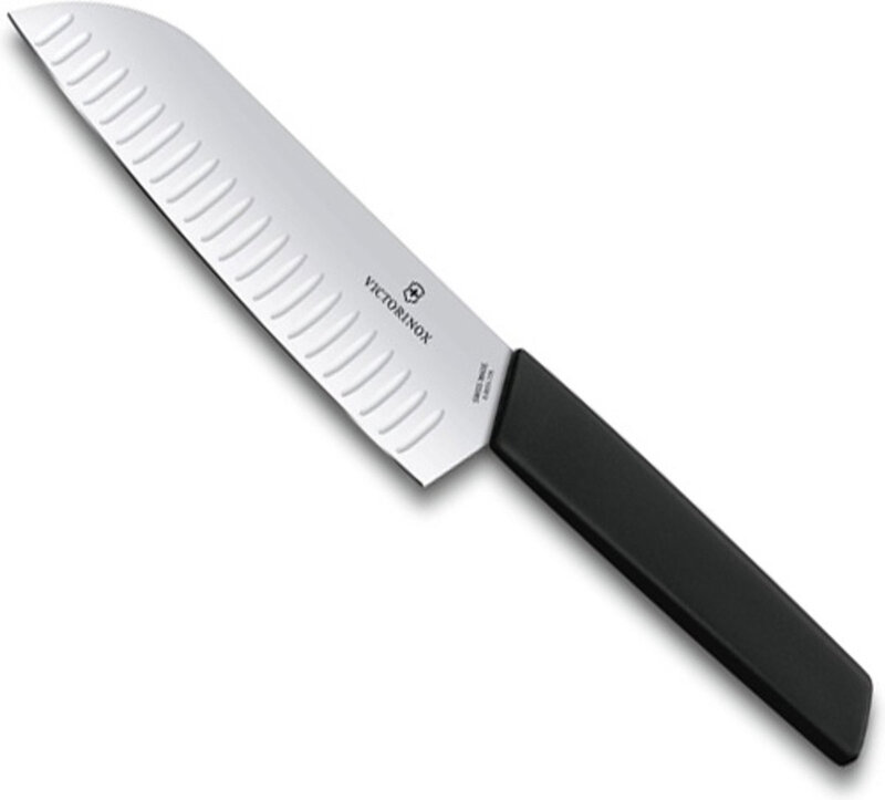 Victorinox Zwitserse Moderne Santoku Mes - 17 cm, Zwart