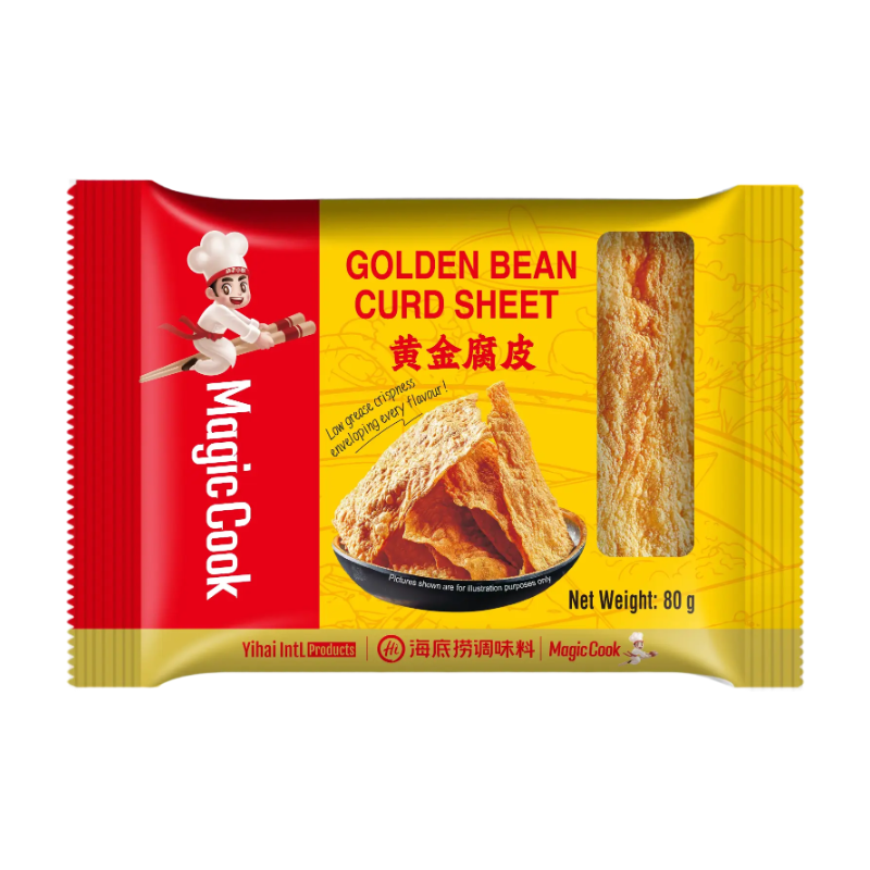 Kuai Shou Xiao Chef Golden Tofu Skin 80g
