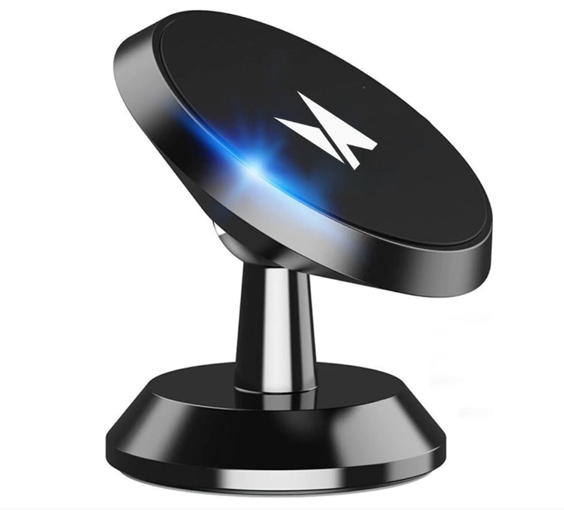 Wozinsky WMH-05 Schwarz 360° Klebe-Magnet-Halter für Autodashboard