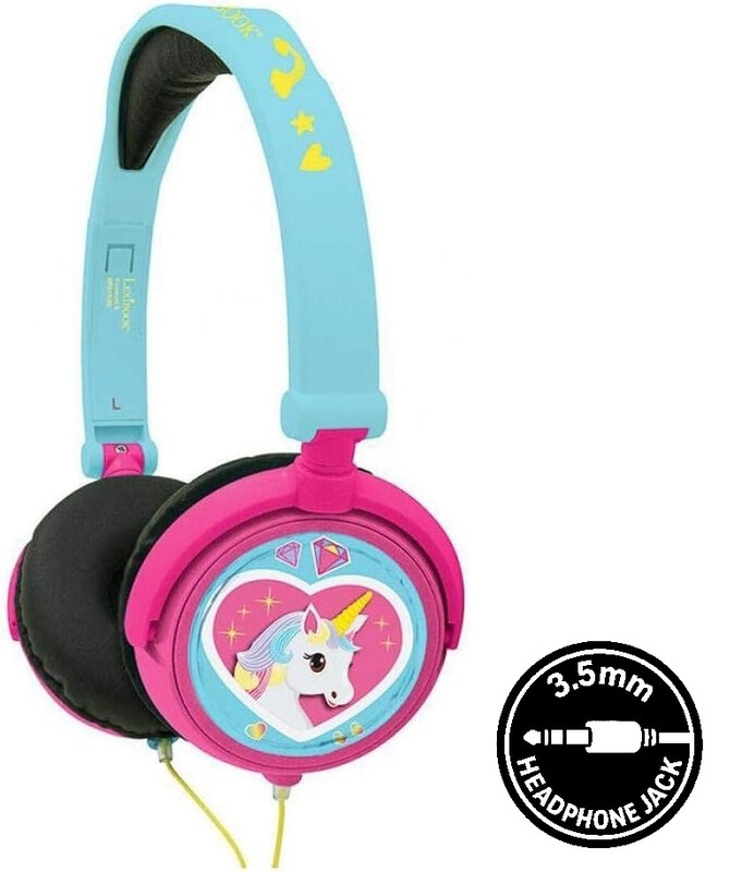 Unicorn - Stereo Kids Headphone - Pink/ Blue