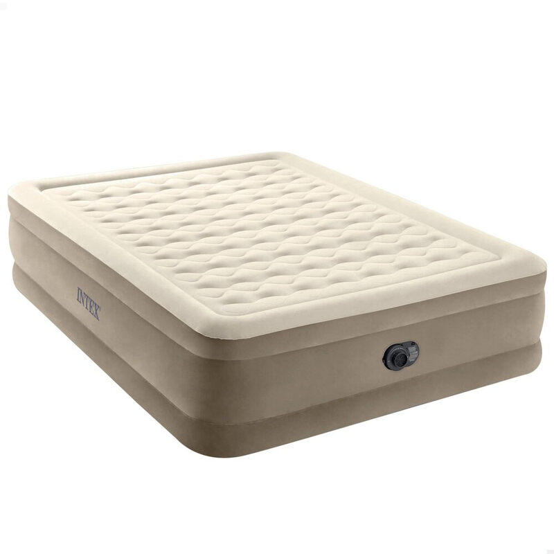 INTEX Ultra Plush Luftbett Queen, mit eingebauter Pumpe, 152x203x46CM