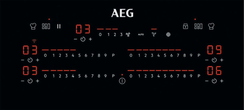 AEG CCE84779CB Autarkes Kochfeld mit integriertem Dunstabzug / Muldenlüfter / WLAN-fähig / Umluft / 83cm