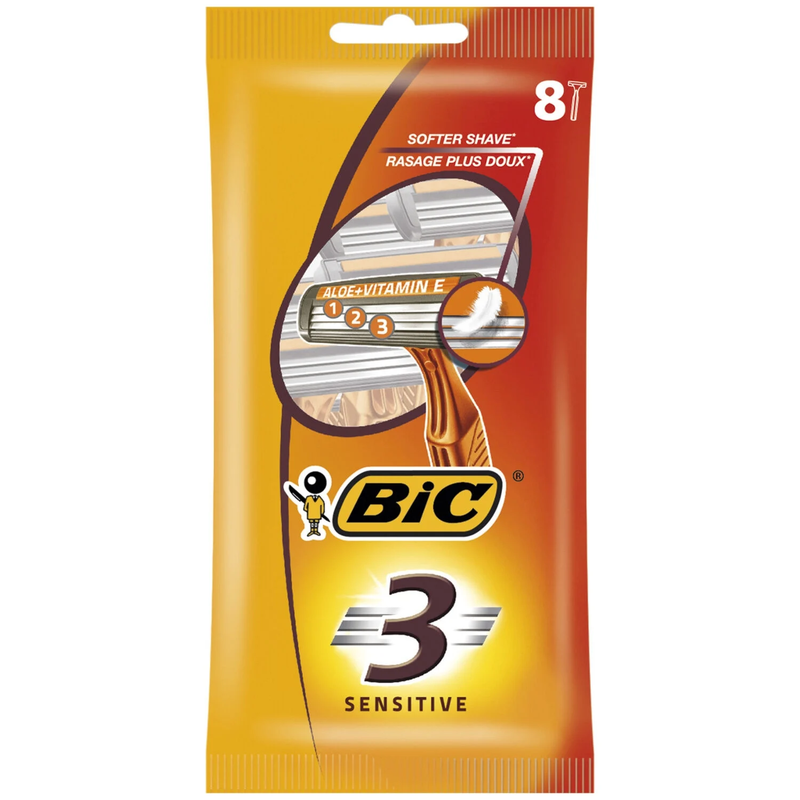 Bic rasoir homme 3 lames bande lubrifiante x8 - vue 2