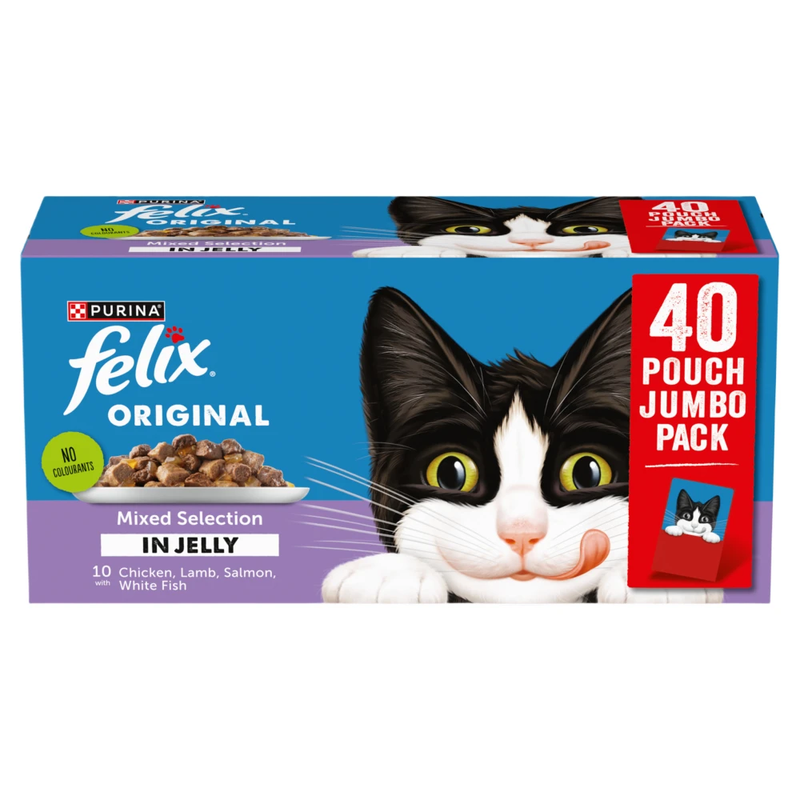 Original Mixed Selection in Jelly Wet Cat Food 40x85g