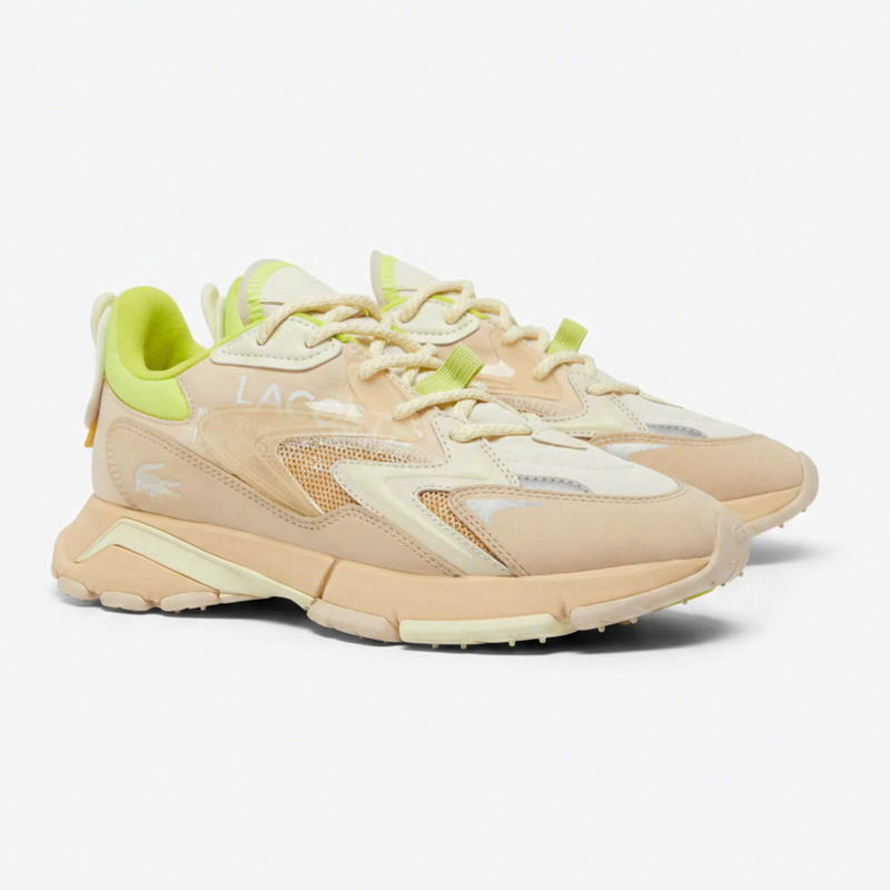 Lacoste L003 Neo Tech 224 7 sneakers, natuurlijk lichtgeel, maat 46