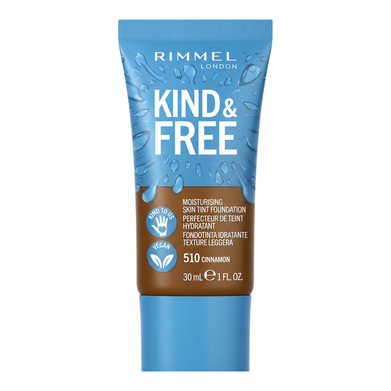 Rimmel Kind + Free hydraterende skin-tint foundation Cinnamon 510 30 ml