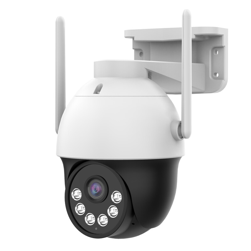 JUANCLOUD Bekabelde Pan-Tilt Beveiligingscamera met Wi-Fi voor Buiten